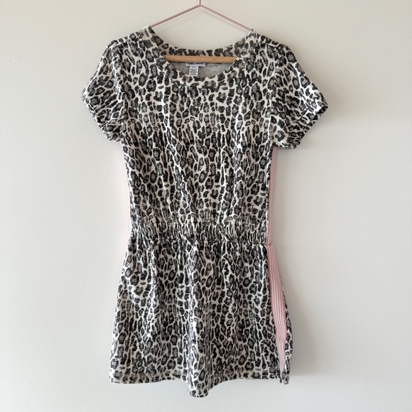 Splendid Leopard Print Girls Romper | Size 5–6 - Picture 1 of 6